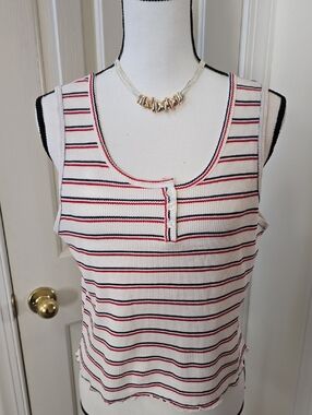 SO BRAND WOMENS JUNIOR SIZE STRIPED SUMMER TANK TOP SIZE XXL